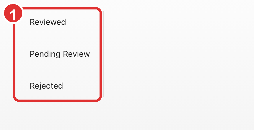 Review member workspace tabs